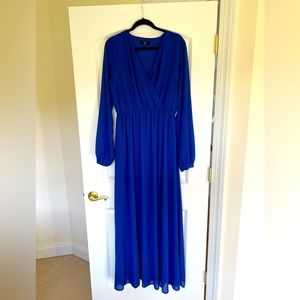 Lulus GORG blue maxi dress!